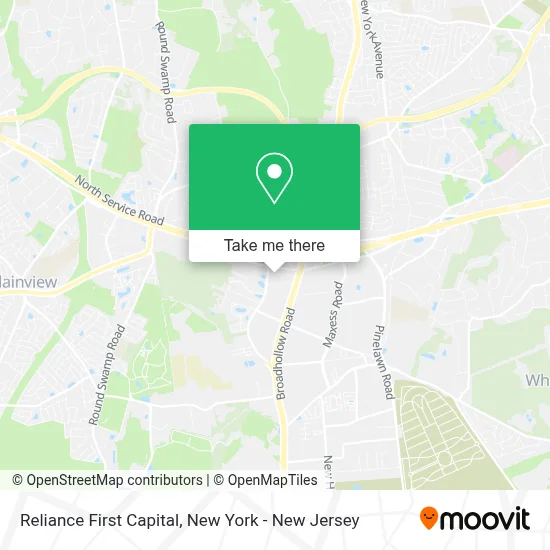 Reliance First Capital map