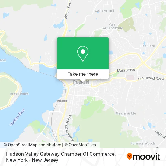 Hudson Valley Gateway Chamber Of Commerce map