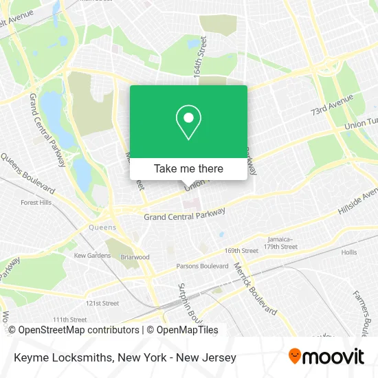 Keyme Locksmiths map