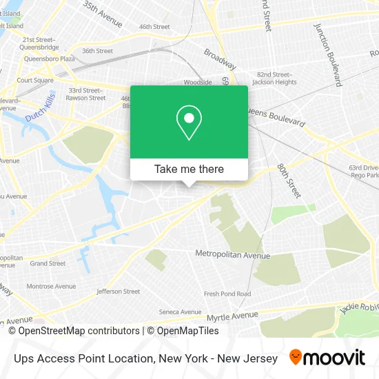 Ups Access Point Location map