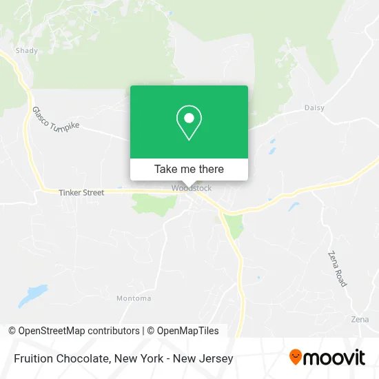 Fruition Chocolate map