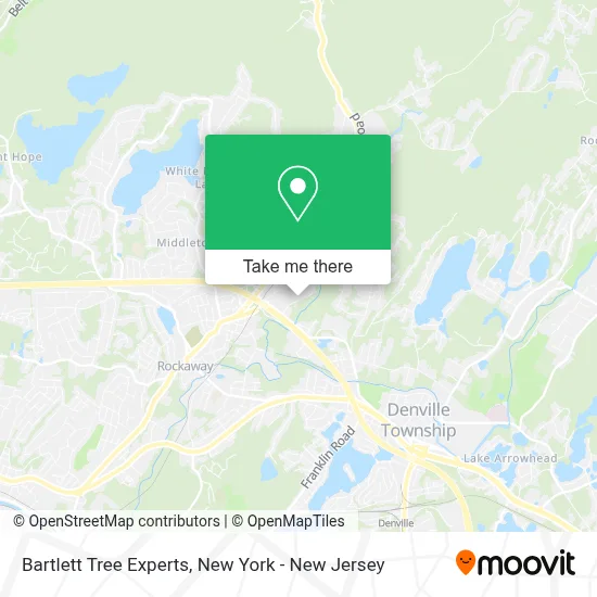 Bartlett Tree Experts map