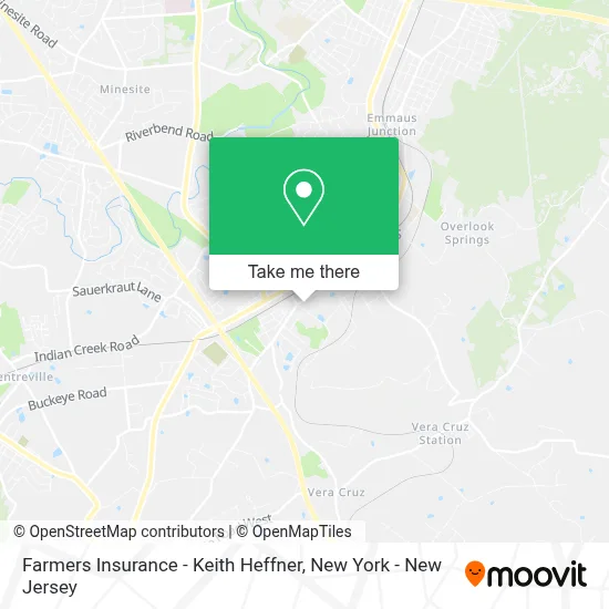 Farmers Insurance - Keith Heffner map