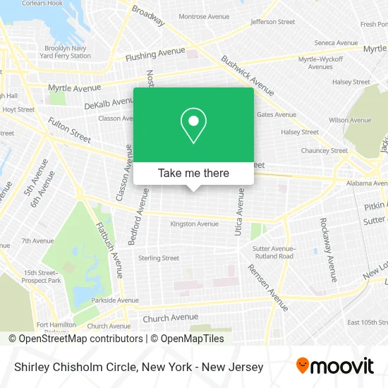 Shirley Chisholm Circle map