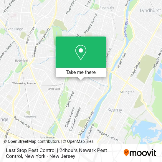 Last Stop Pest Control | 24hours Newark Pest Control map
