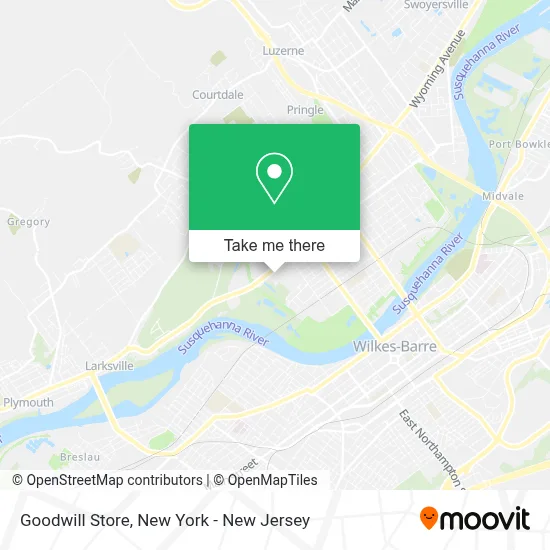 Goodwill Store map