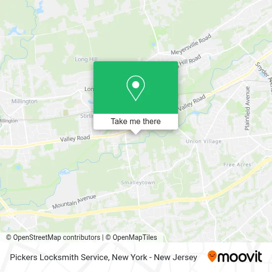 Pickers Locksmith Service map
