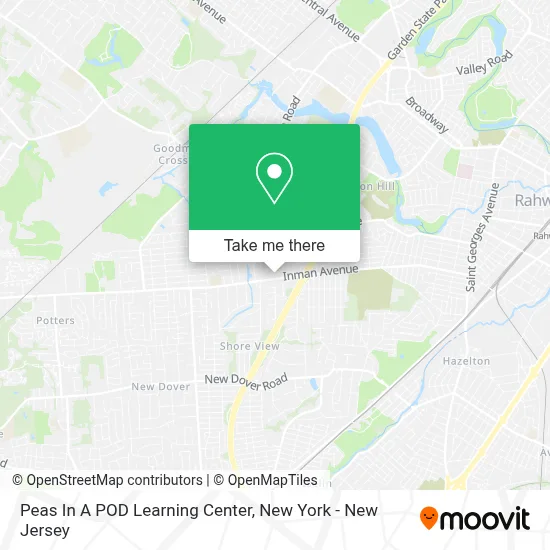 Peas In A POD Learning Center map