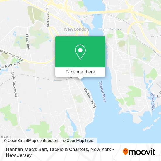 Hannah Mac's Bait, Tackle & Charters map