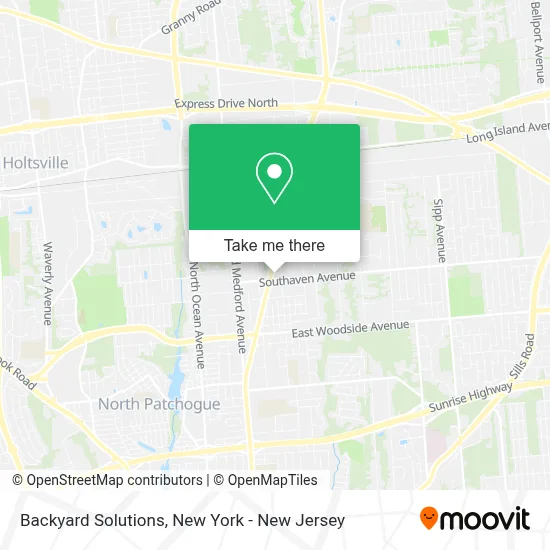 Backyard Solutions map