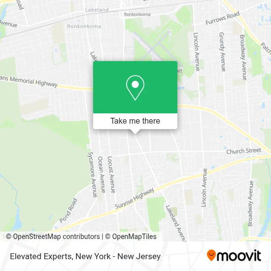 Elevated Experts map