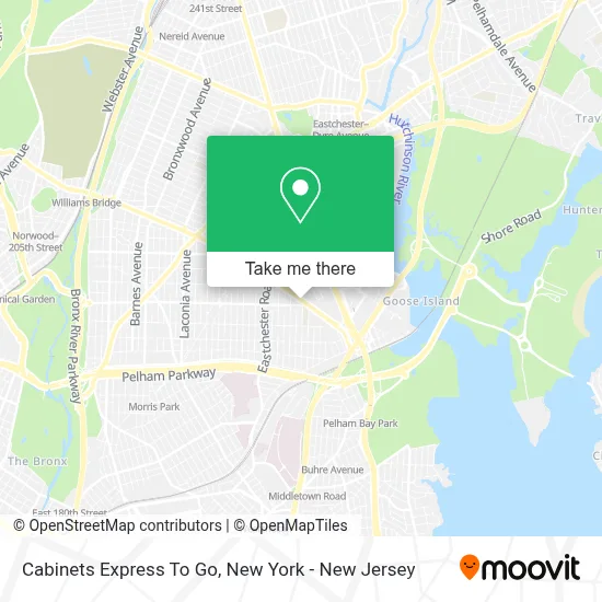 Cabinets Express To Go map