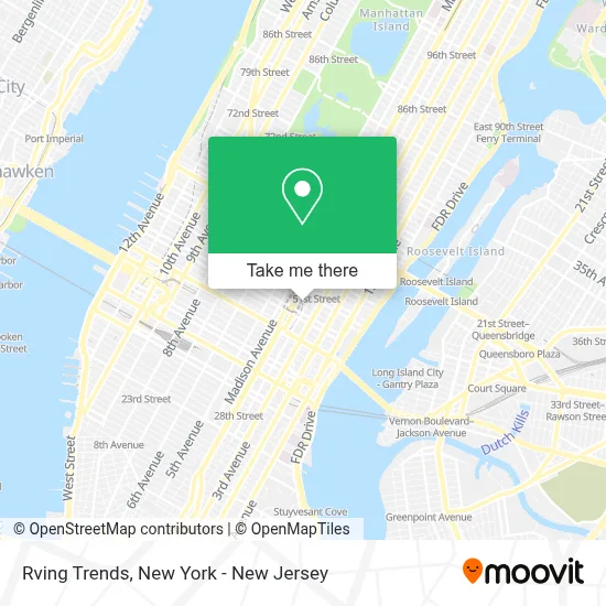 Rving Trends map