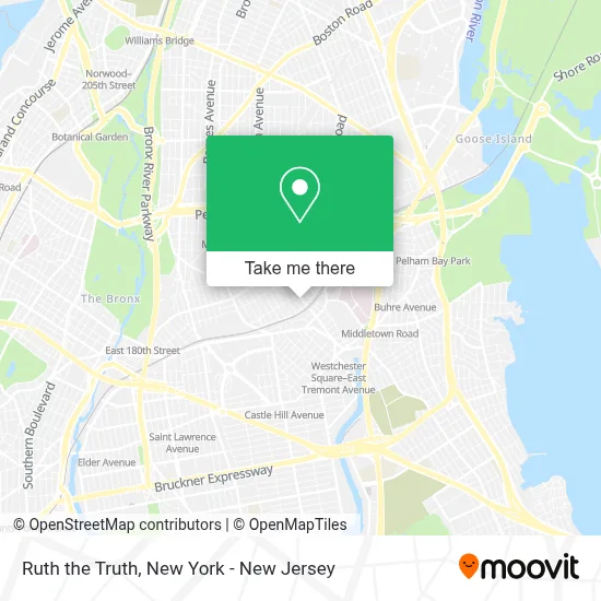 Ruth the Truth map