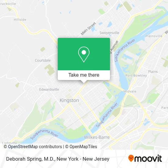 Deborah Spring, M.D. map
