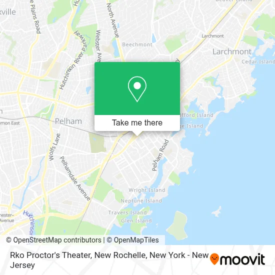 Rko Proctor's Theater, New Rochelle map