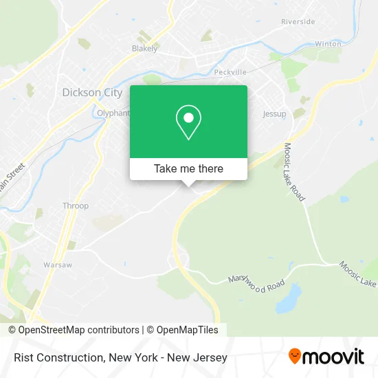 Rist Construction map