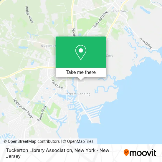 Tuckerton Library Association map