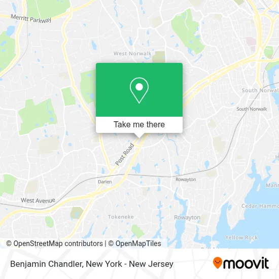 Benjamin Chandler map