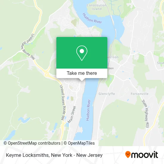 Keyme Locksmiths map