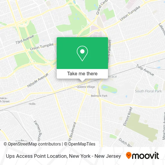 Ups Access Point Location map