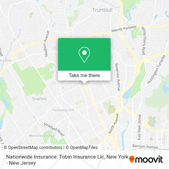 Nationwide Insurance: Tobin Insurance Llc map