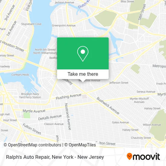 Ralph's Auto Repair map