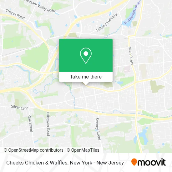 Cheeks Chicken & Waffles map