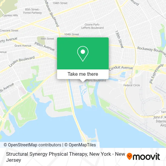 Structural Synergy Physical Therapy map