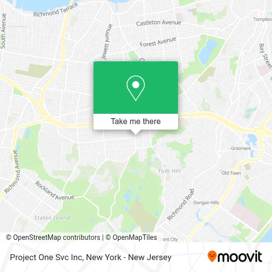 Project One Svc Inc map