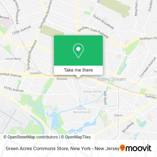 Green Acres Commons Store map