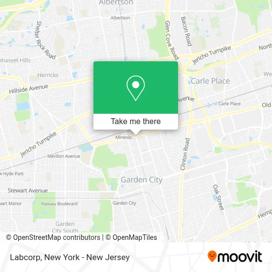 Labcorp map