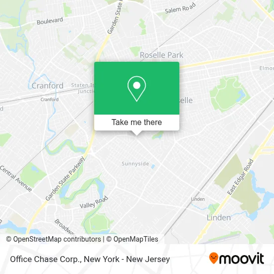 Office Chase Corp. map