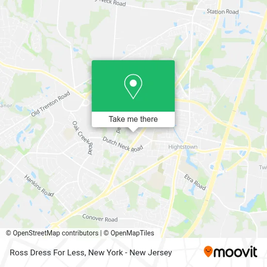 Ross Dress For Less map