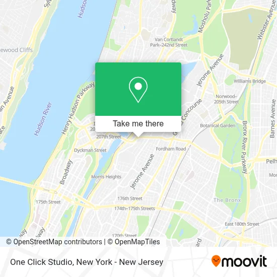 One Click Studio map