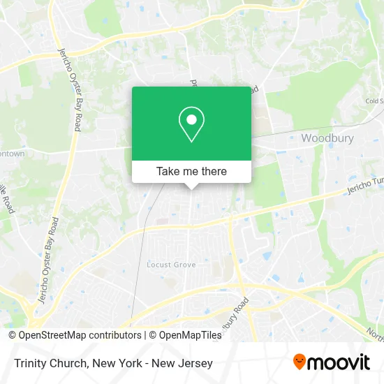Trinity Church map