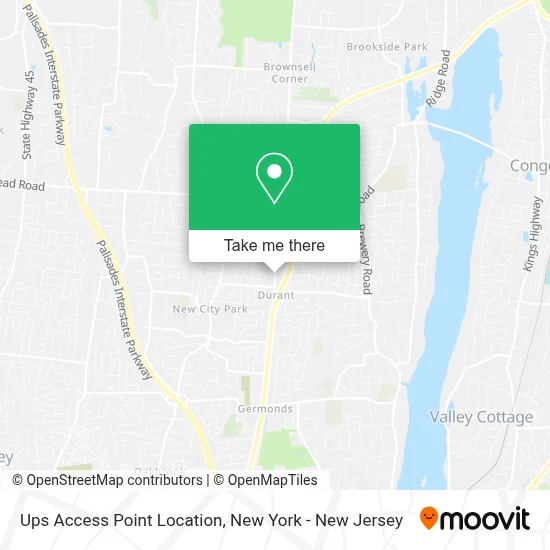 Ups Access Point Location map