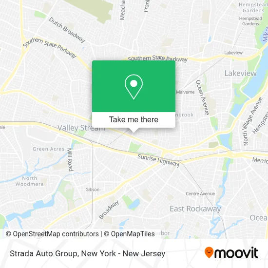 Strada Auto Group map