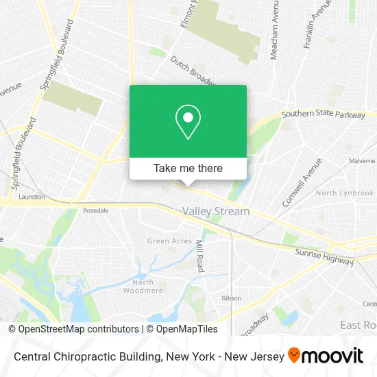 Central Chiropractic Building map
