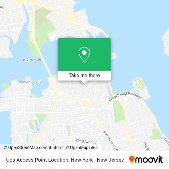 Ups Access Point Location map