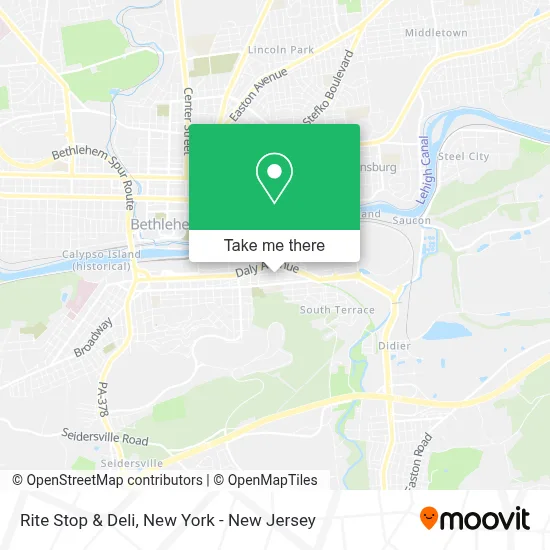 Rite Stop & Deli map