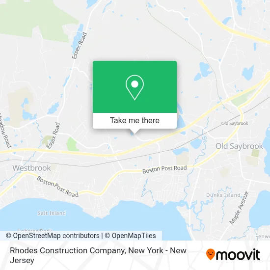Rhodes Construction Company map
