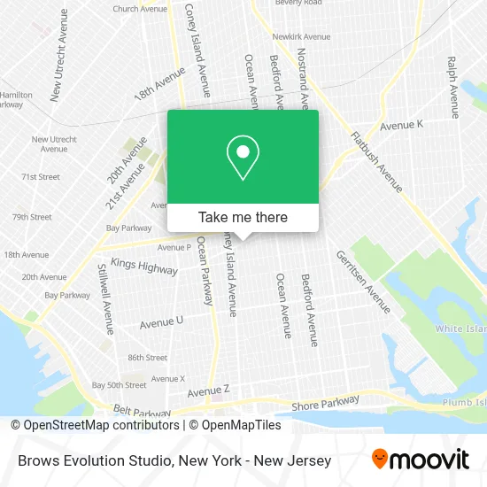 Brows Evolution Studio map