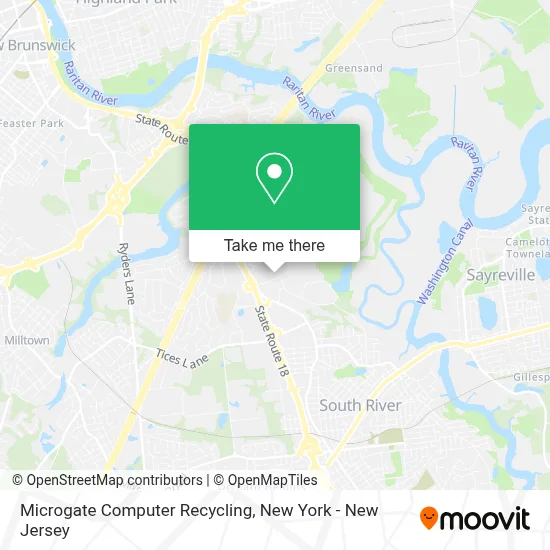 Microgate Computer Recycling map