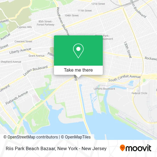 Riis Park Beach Bazaar map