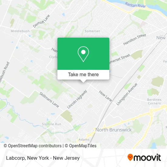 Labcorp map