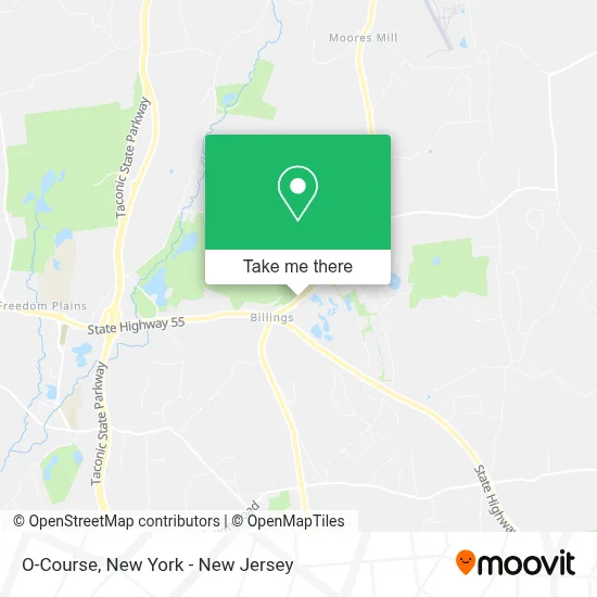 O-Course map