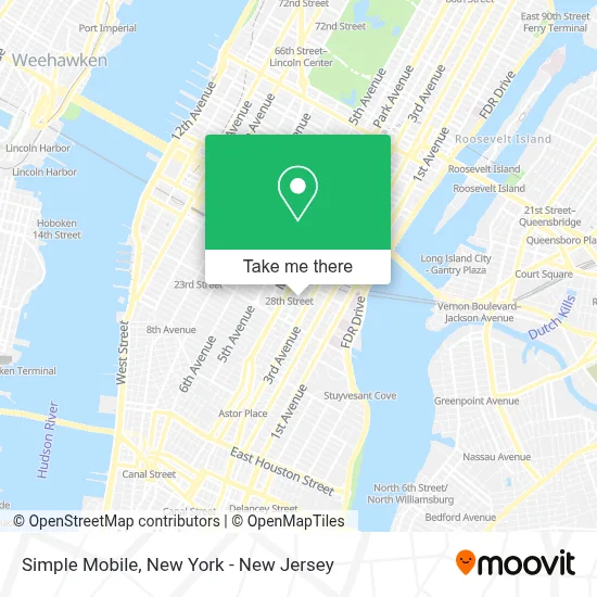 Simple Mobile map