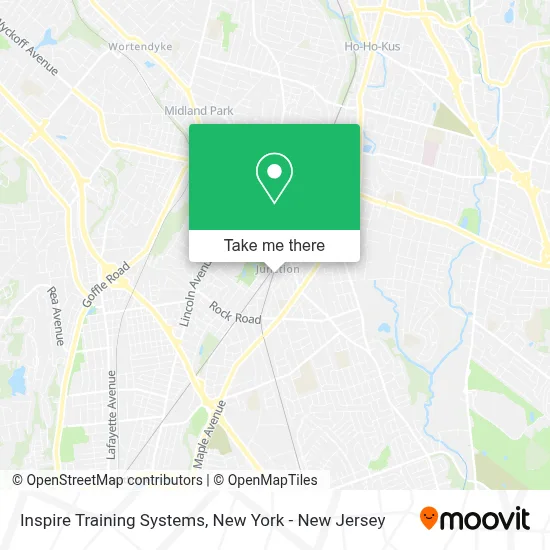 Inspire Training Systems map