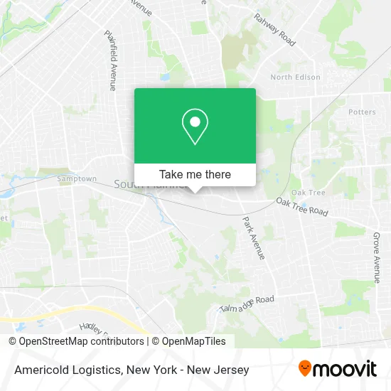 Americold Logistics map